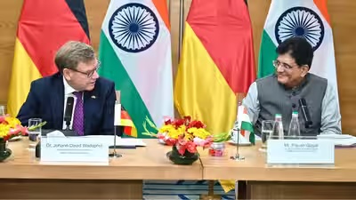 Johann Wadephul in talks with India's Commerce and Industry Minister Piyush Goyal